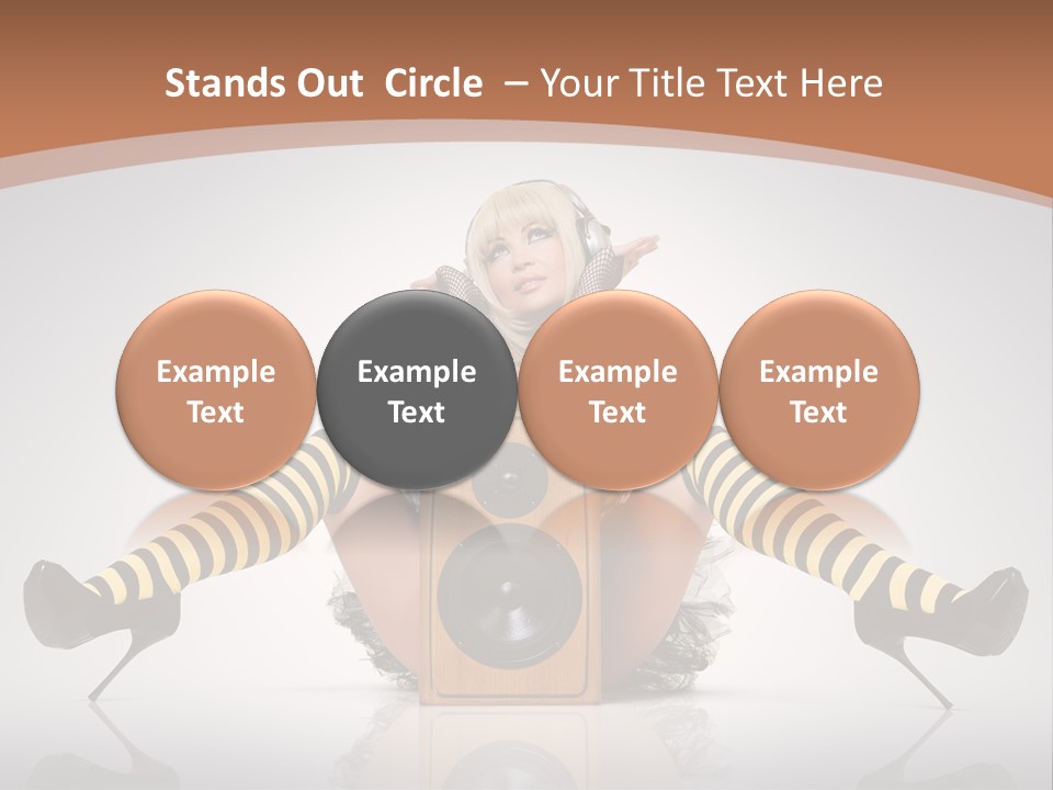 Blonde Fun Level PowerPoint Template