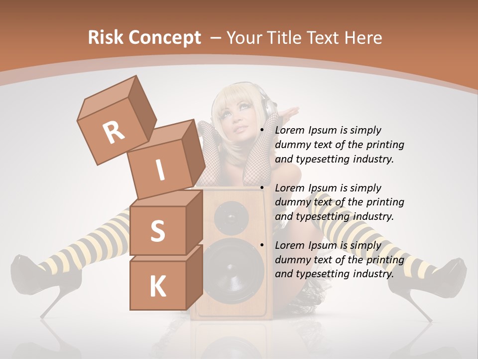 Blonde Fun Level PowerPoint Template