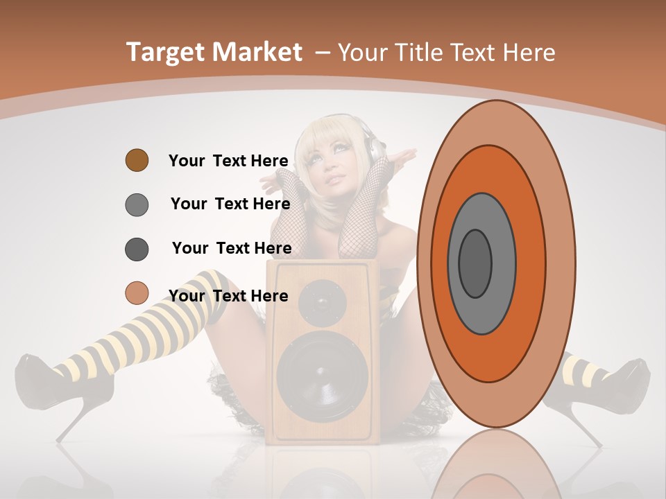 Blonde Fun Level PowerPoint Template