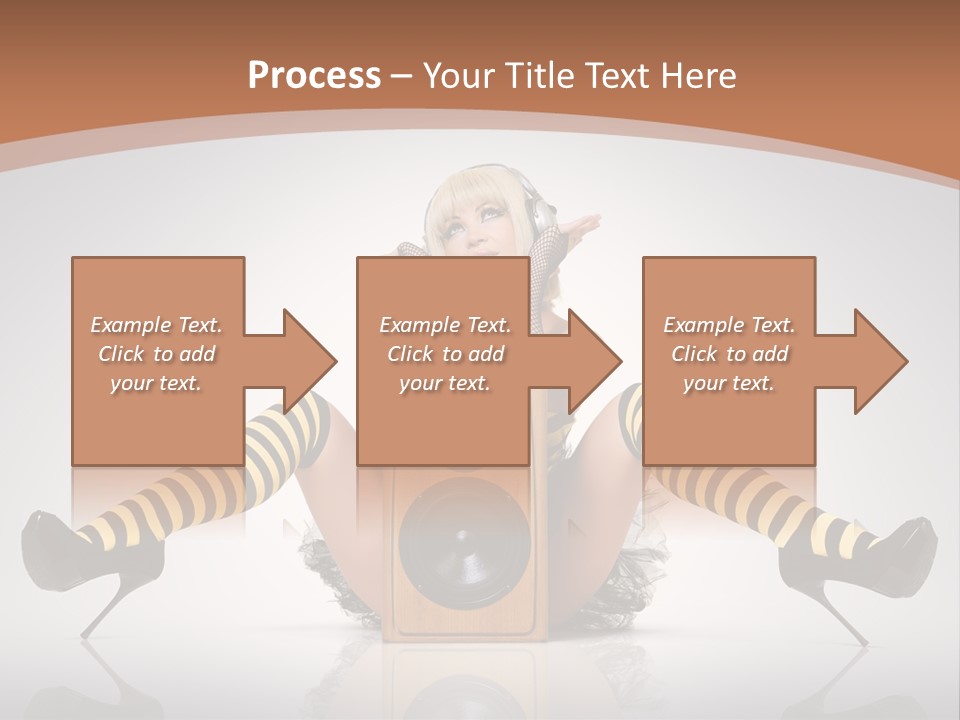 Blonde Fun Level PowerPoint Template