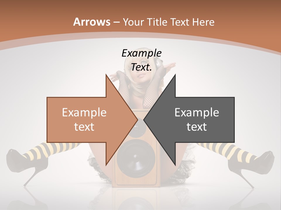 Blonde Fun Level PowerPoint Template