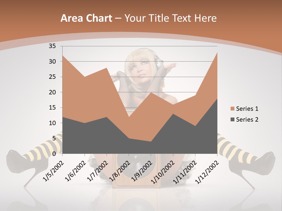 Blonde Fun Level PowerPoint Template