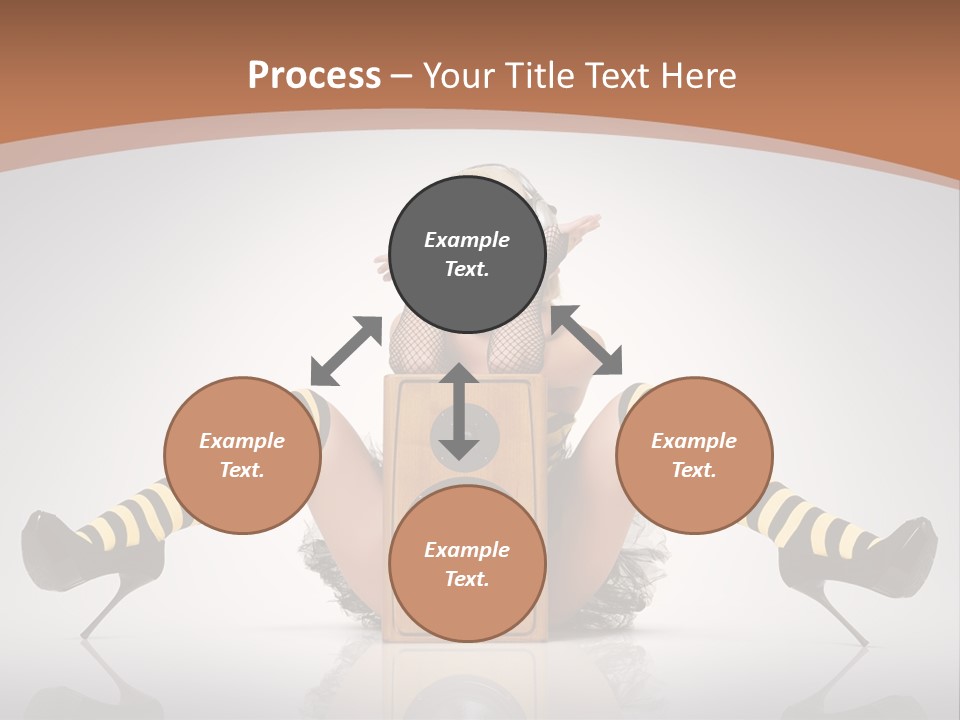 Blonde Fun Level PowerPoint Template