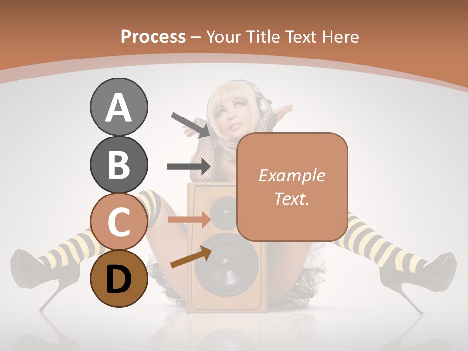 Blonde Fun Level PowerPoint Template