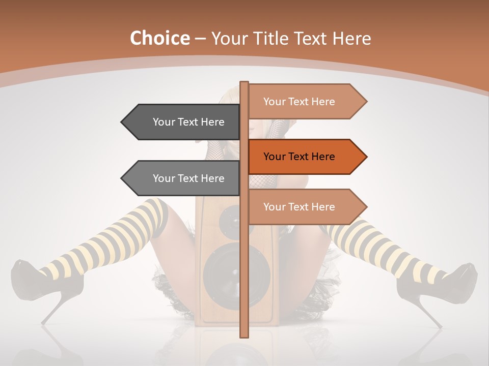 Blonde Fun Level PowerPoint Template