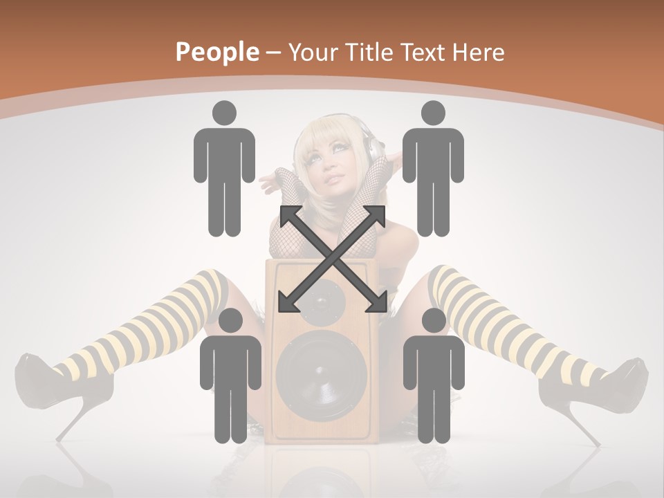 Blonde Fun Level PowerPoint Template