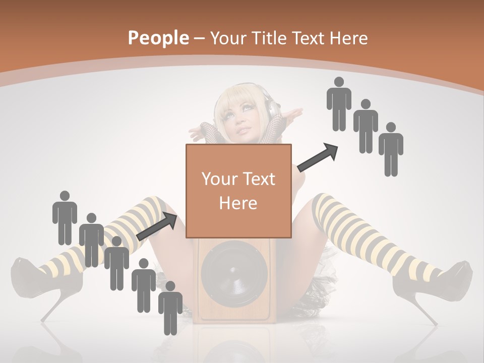 Blonde Fun Level PowerPoint Template