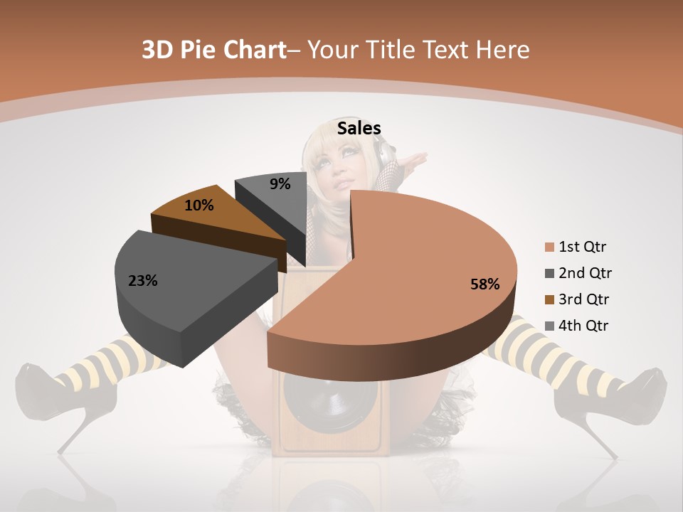 Blonde Fun Level PowerPoint Template