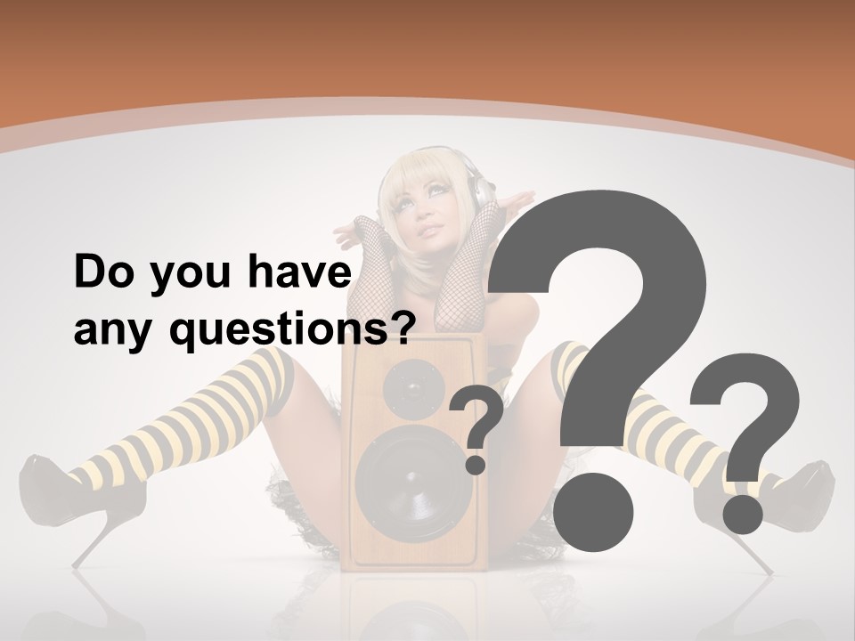 Blonde Fun Level PowerPoint Template