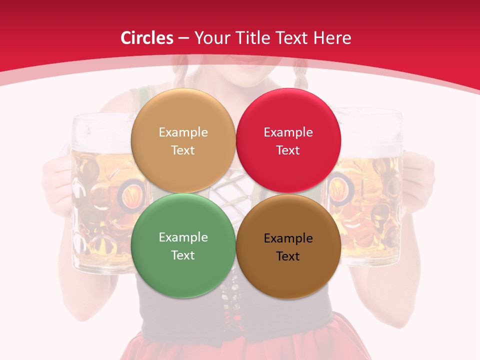 Alcohol Girl Holiday PowerPoint Template