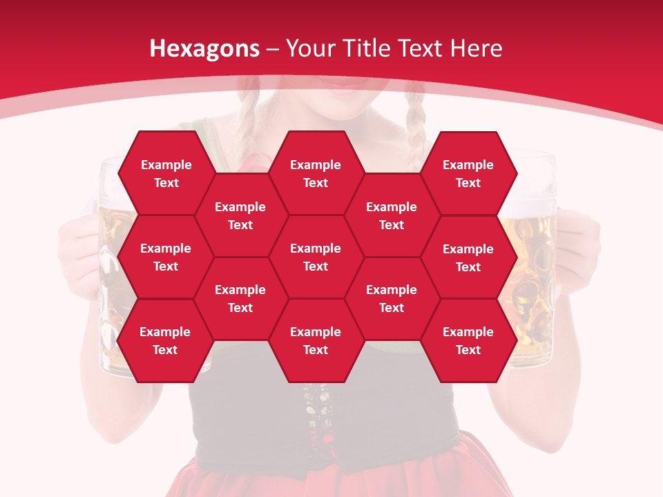 Alcohol Girl Holiday PowerPoint Template