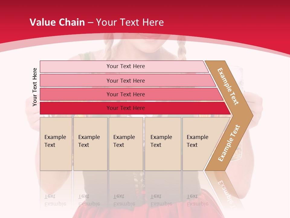 Alcohol Girl Holiday PowerPoint Template