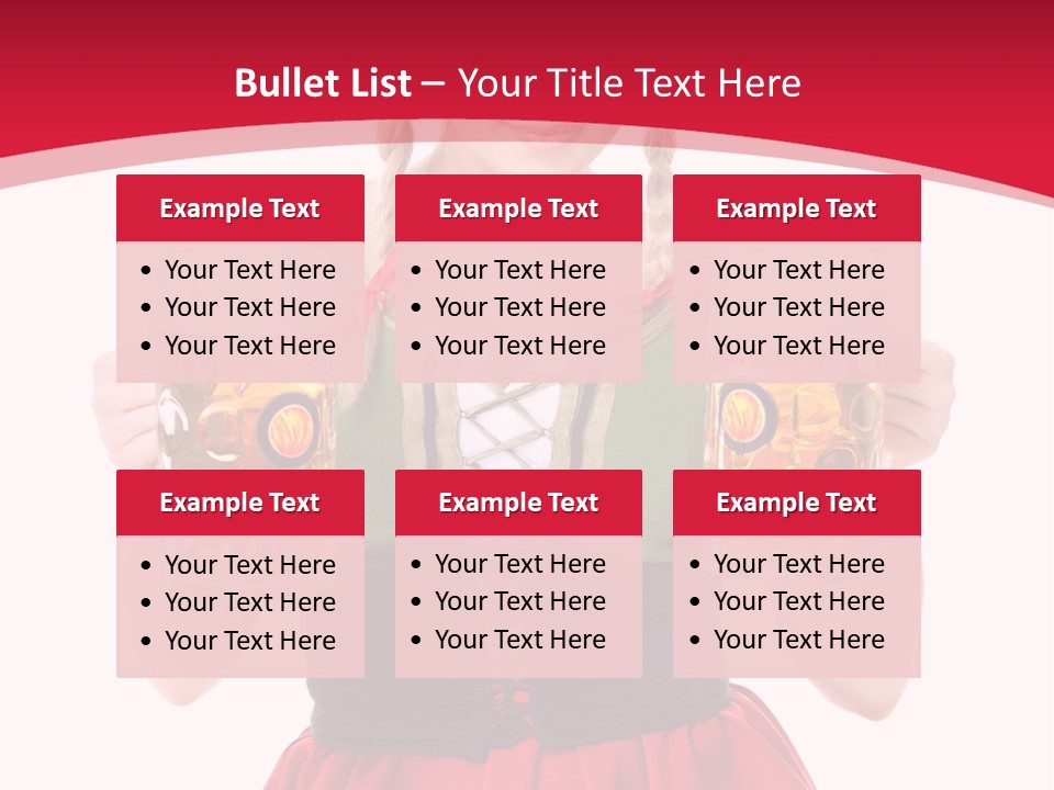 Alcohol Girl Holiday PowerPoint Template