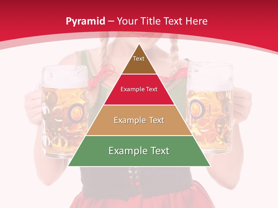 Alcohol Girl Holiday PowerPoint Template