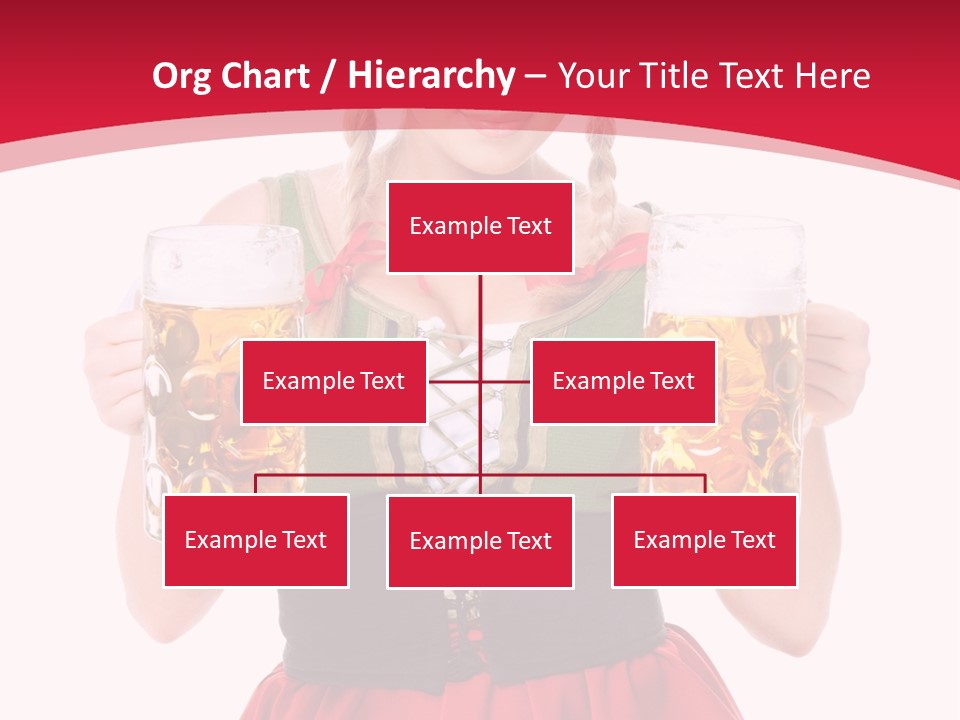 Alcohol Girl Holiday PowerPoint Template