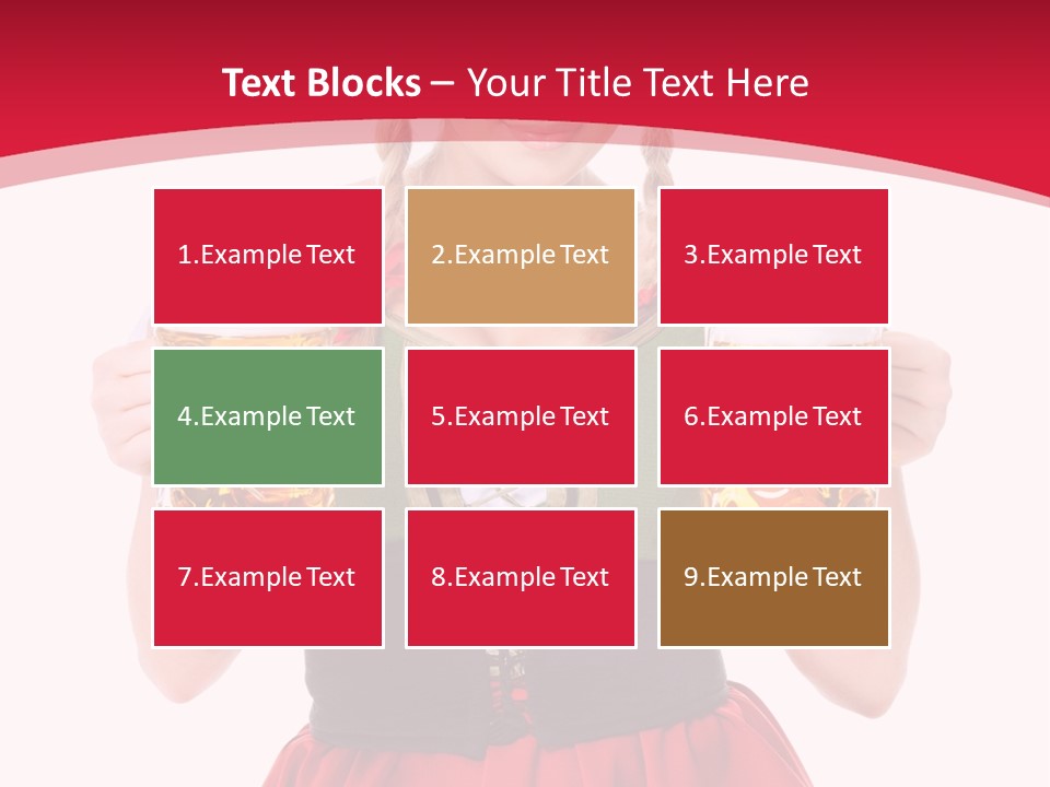 Alcohol Girl Holiday PowerPoint Template