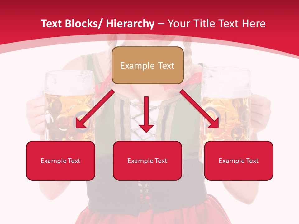 Alcohol Girl Holiday PowerPoint Template