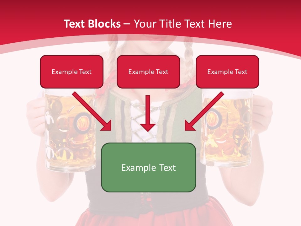 Alcohol Girl Holiday PowerPoint Template