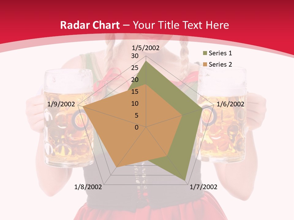 Alcohol Girl Holiday PowerPoint Template