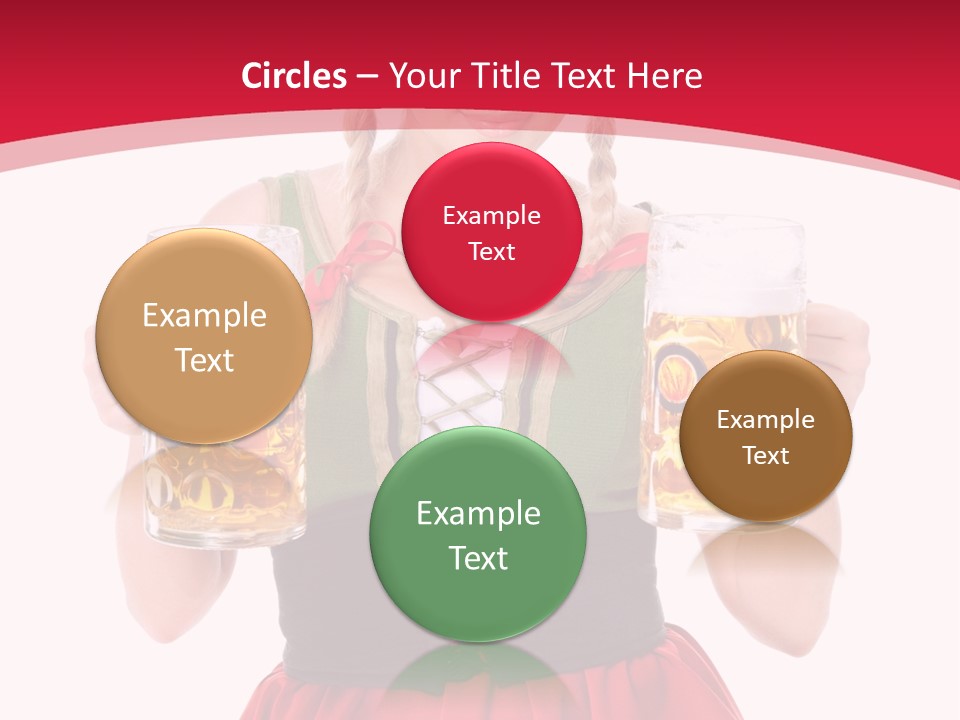 Alcohol Girl Holiday PowerPoint Template