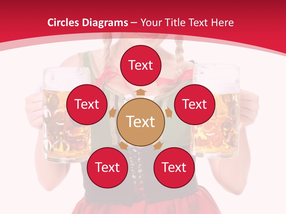 Alcohol Girl Holiday PowerPoint Template