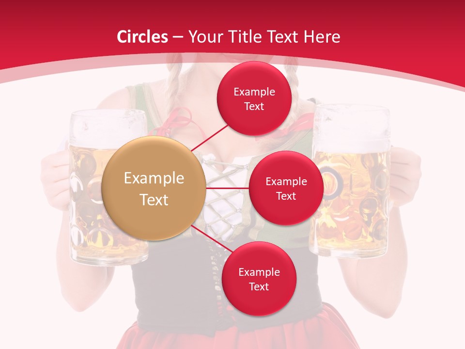 Alcohol Girl Holiday PowerPoint Template