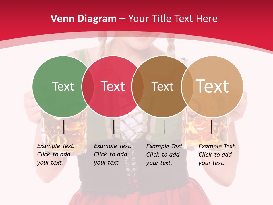 Alcohol Girl Holiday PowerPoint Template