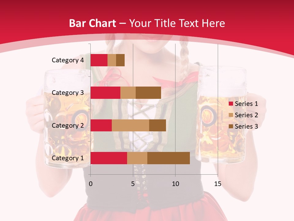 Alcohol Girl Holiday PowerPoint Template