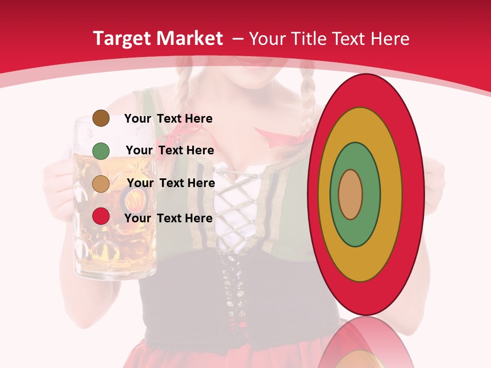 Alcohol Girl Holiday PowerPoint Template