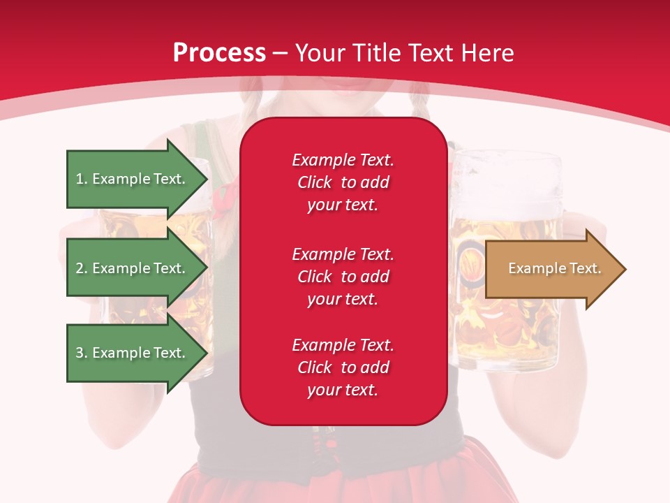 Alcohol Girl Holiday PowerPoint Template