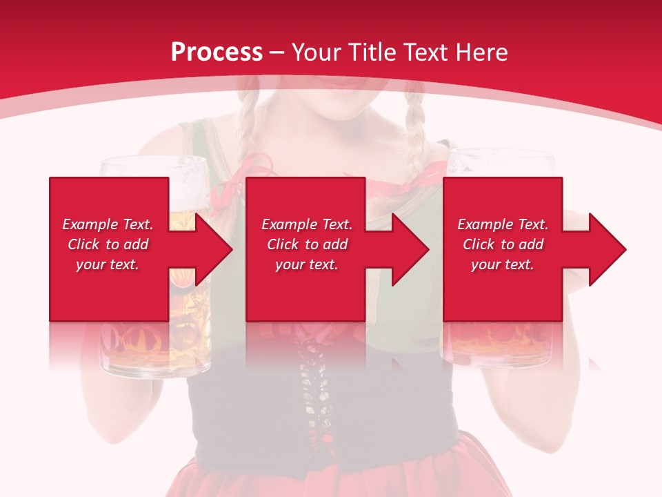 Alcohol Girl Holiday PowerPoint Template