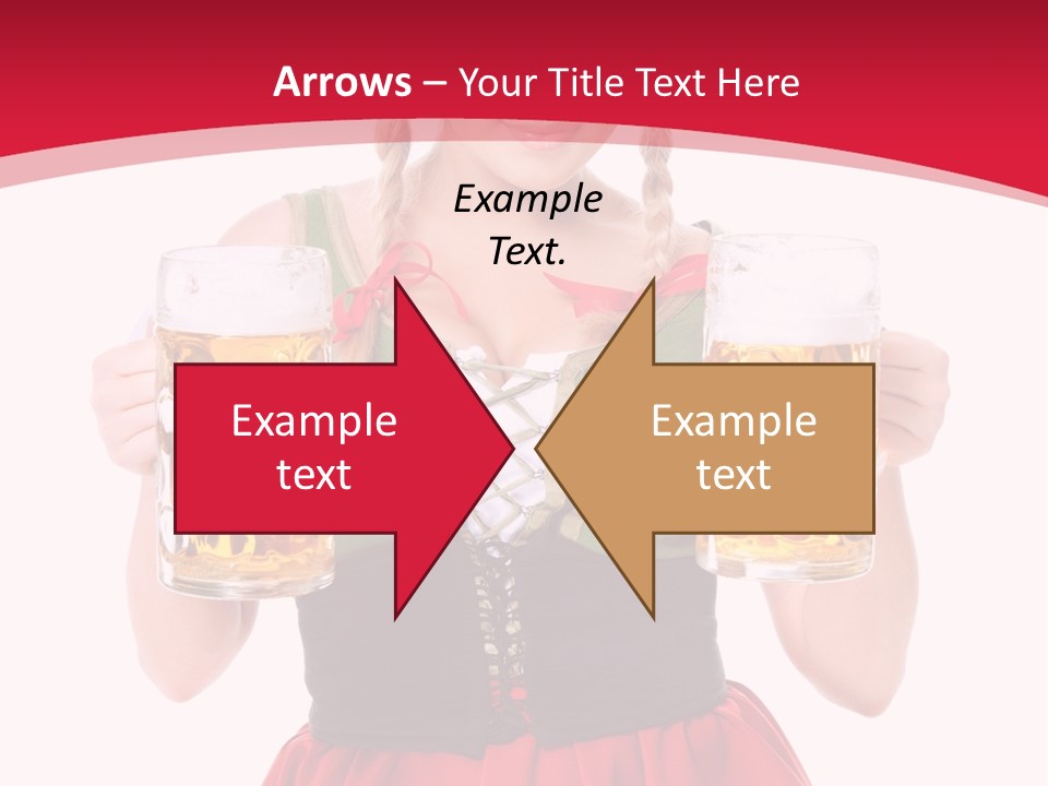 Alcohol Girl Holiday PowerPoint Template