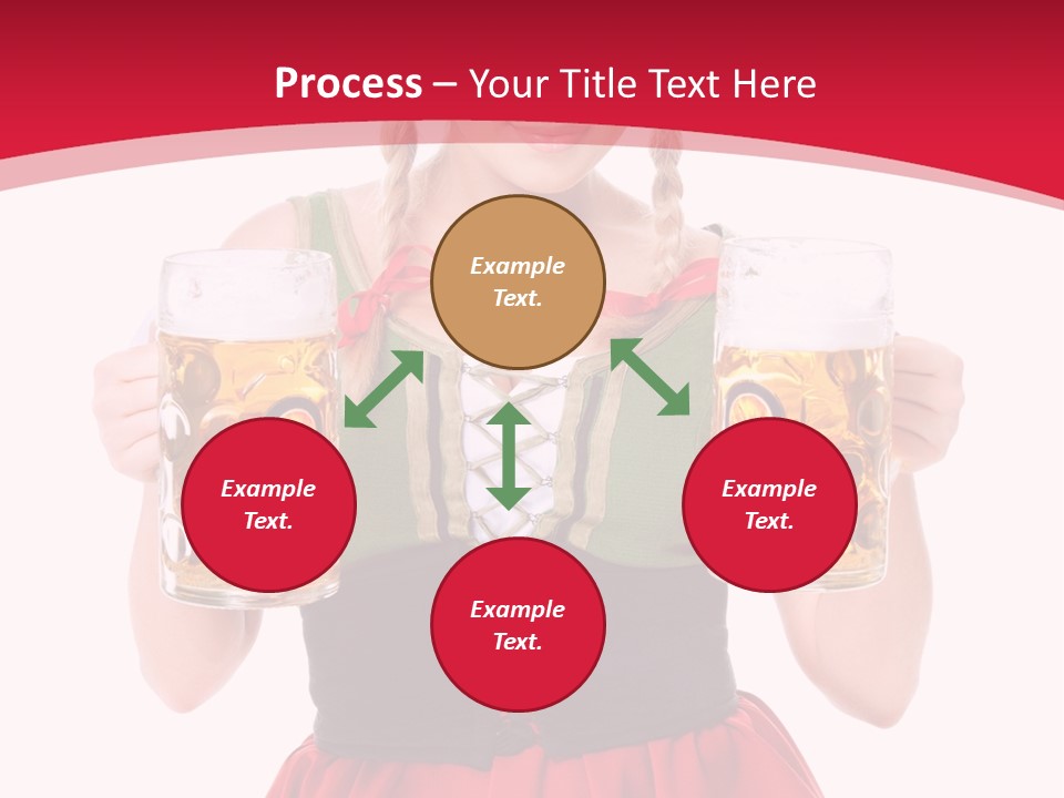 Alcohol Girl Holiday PowerPoint Template