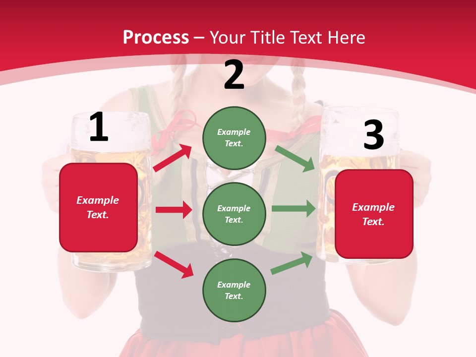 Alcohol Girl Holiday PowerPoint Template