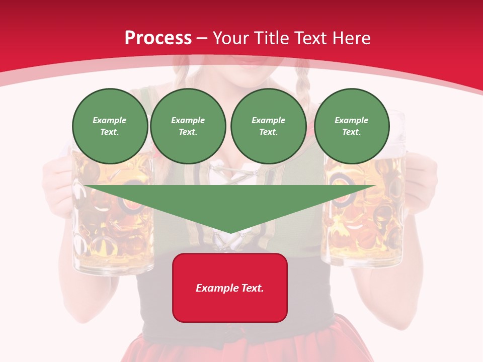 Alcohol Girl Holiday PowerPoint Template