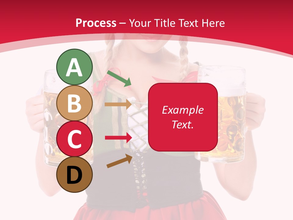Alcohol Girl Holiday PowerPoint Template