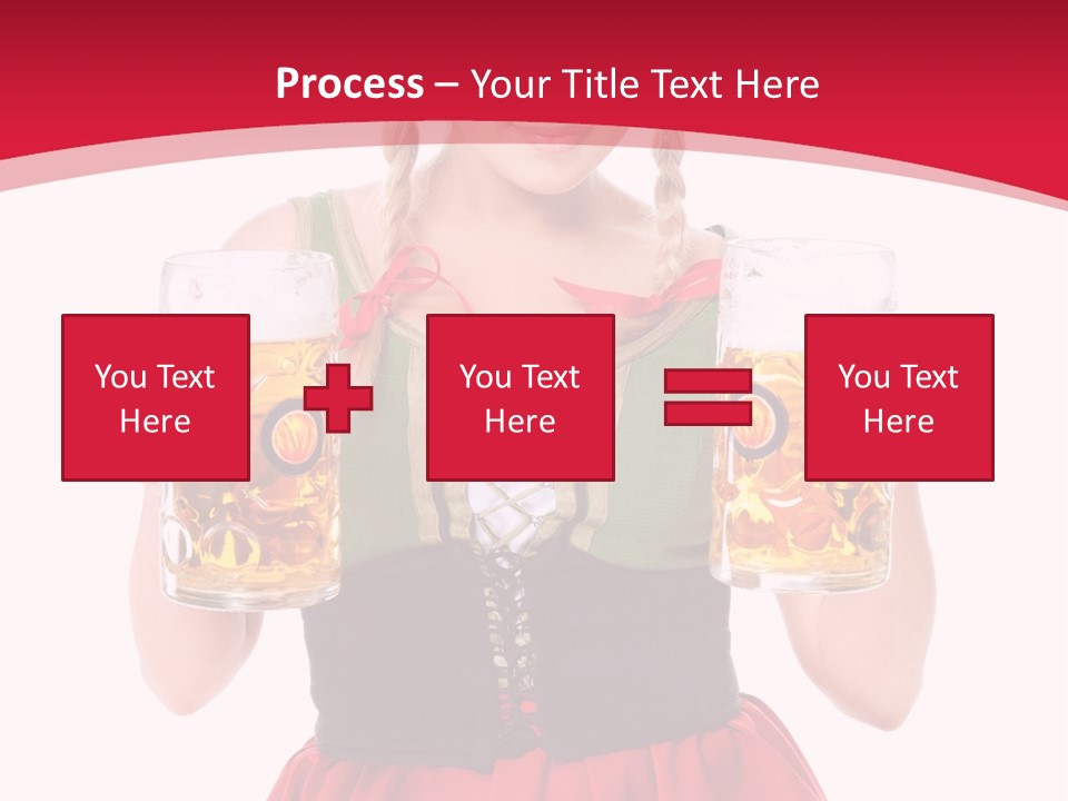 Alcohol Girl Holiday PowerPoint Template