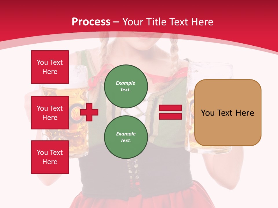 Alcohol Girl Holiday PowerPoint Template