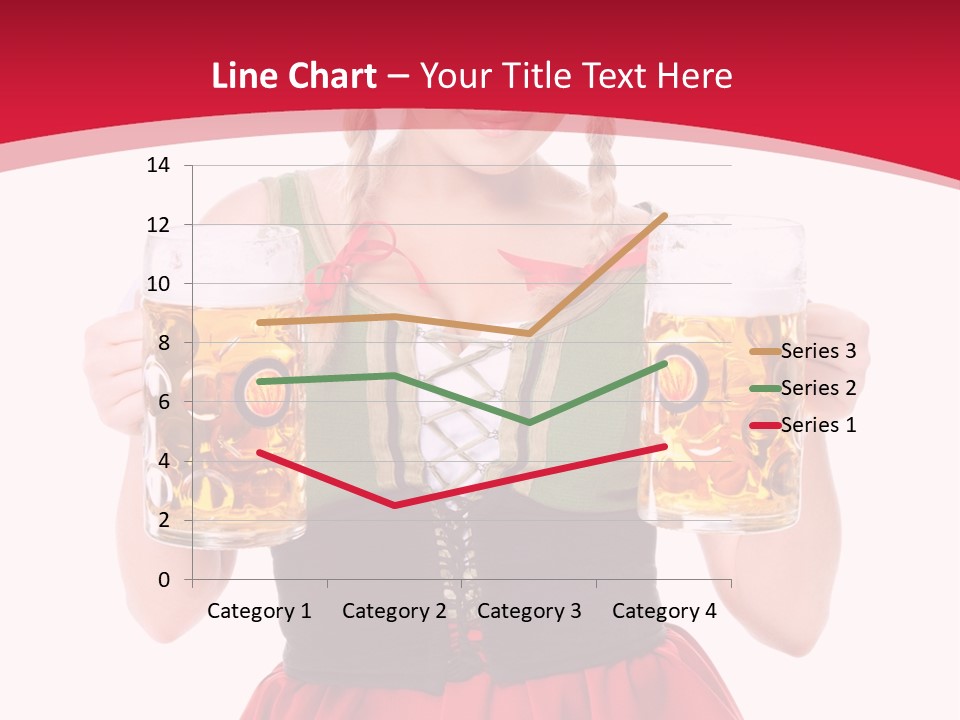 Alcohol Girl Holiday PowerPoint Template