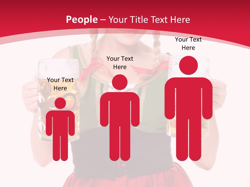 Alcohol Girl Holiday PowerPoint Template