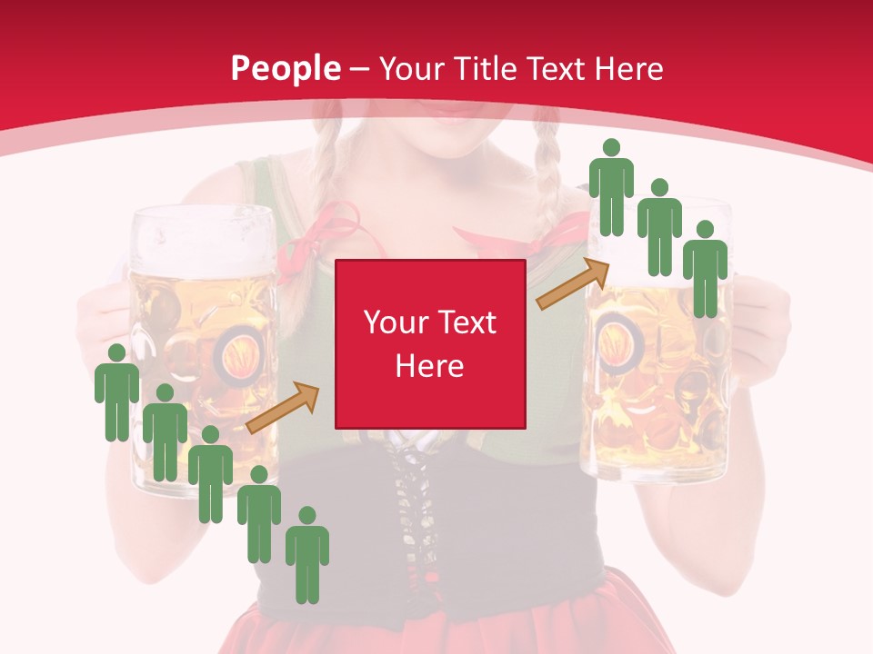 Alcohol Girl Holiday PowerPoint Template