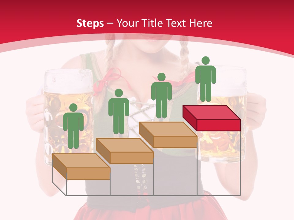 Alcohol Girl Holiday PowerPoint Template