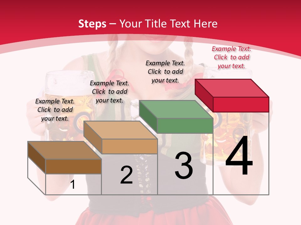 Alcohol Girl Holiday PowerPoint Template