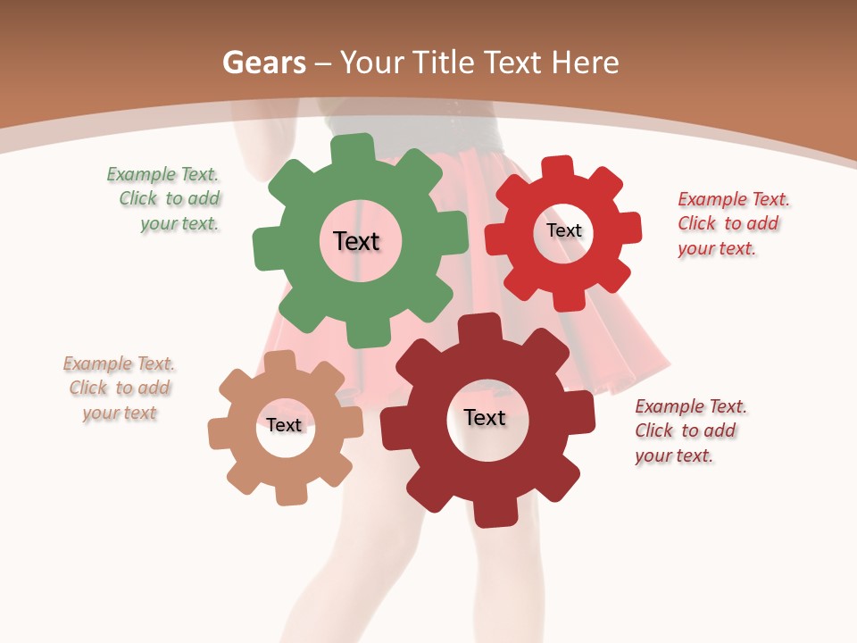 Lady Costume Germany PowerPoint Template