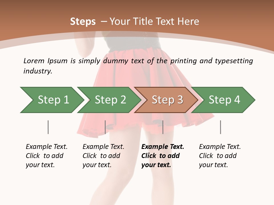 Lady Costume Germany PowerPoint Template