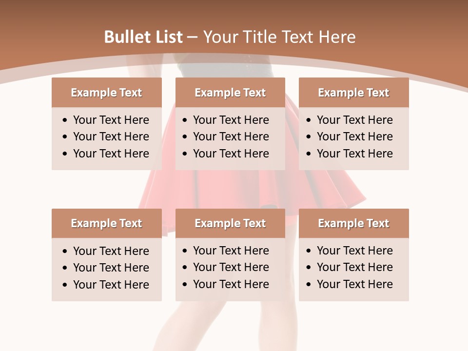 Lady Costume Germany PowerPoint Template