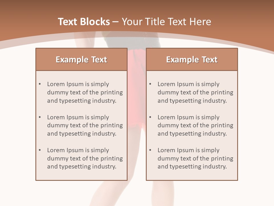 Lady Costume Germany PowerPoint Template
