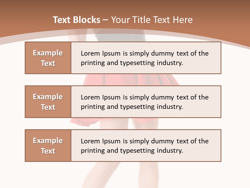 Lady Costume Germany PowerPoint Template