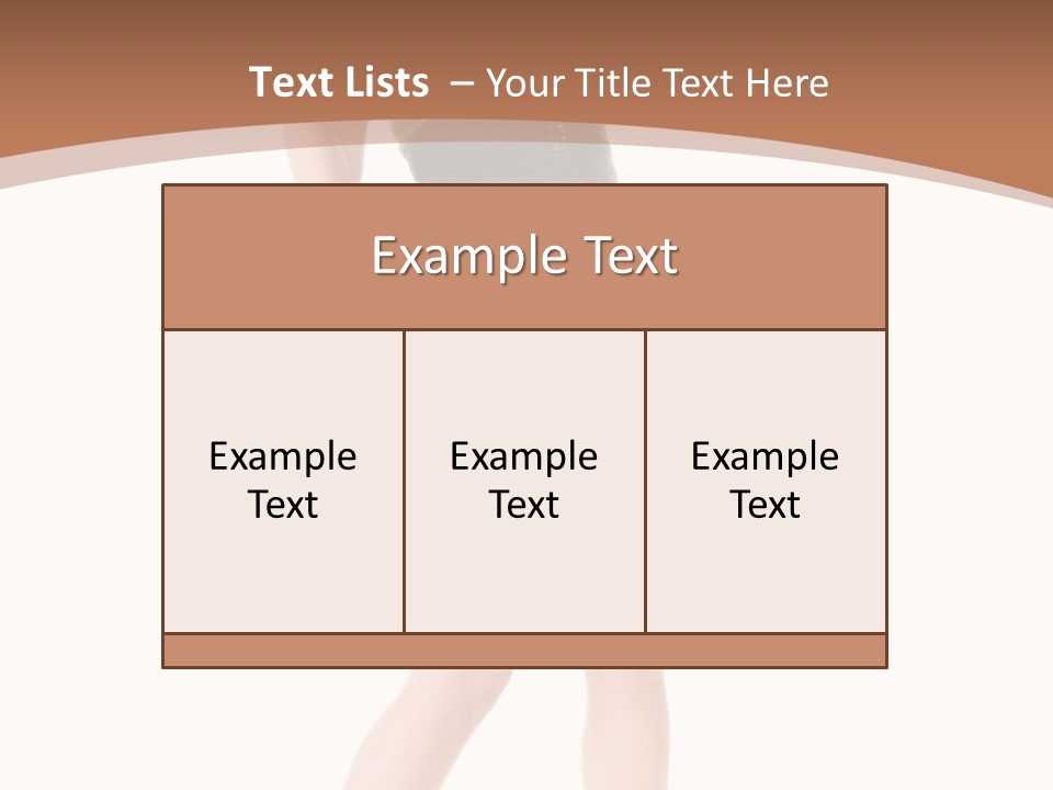 Lady Costume Germany PowerPoint Template