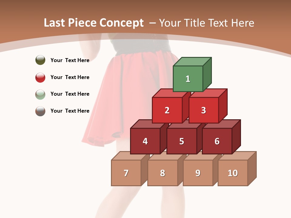 Lady Costume Germany PowerPoint Template